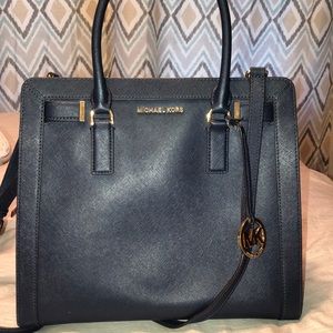 Navy Michael Kors Tote Bag - Worn twice